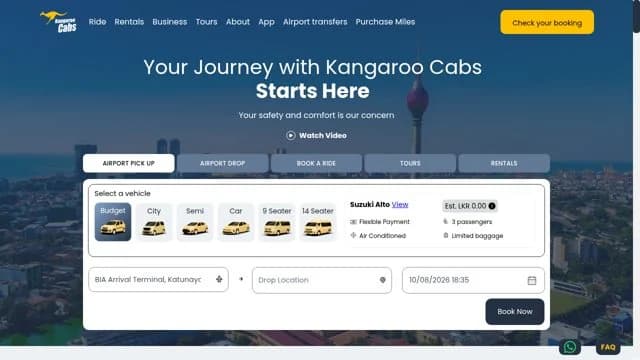 Kangaroo Cabs: Kangaroo Cabs · website