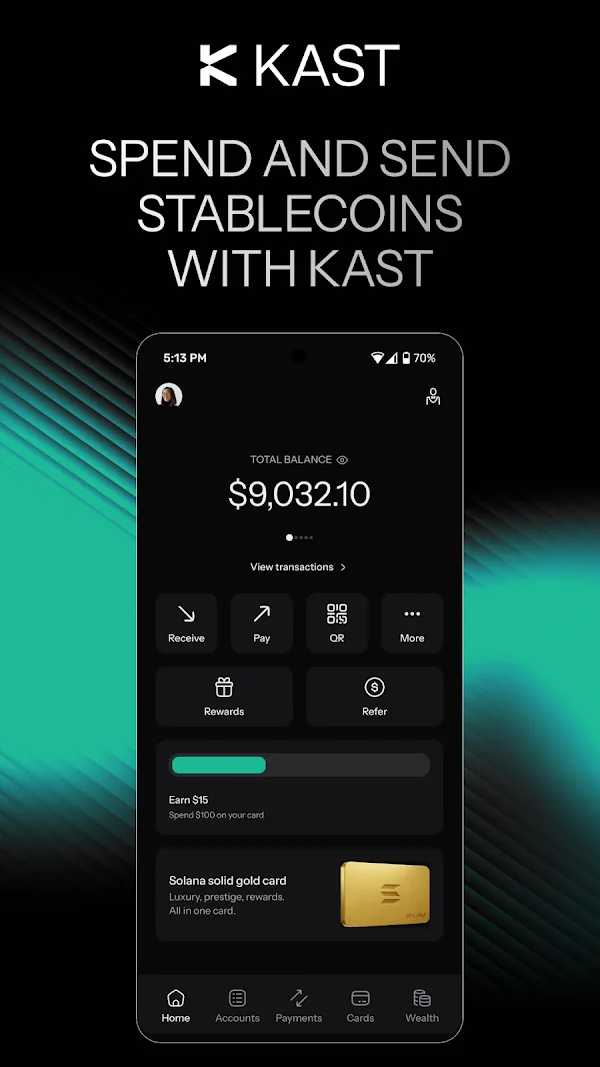 KAST Business: KAST app · Android · Accounts and payments