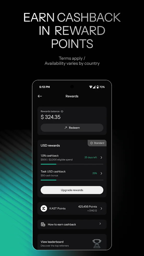 KAST Business: KAST app · Android · Rewards